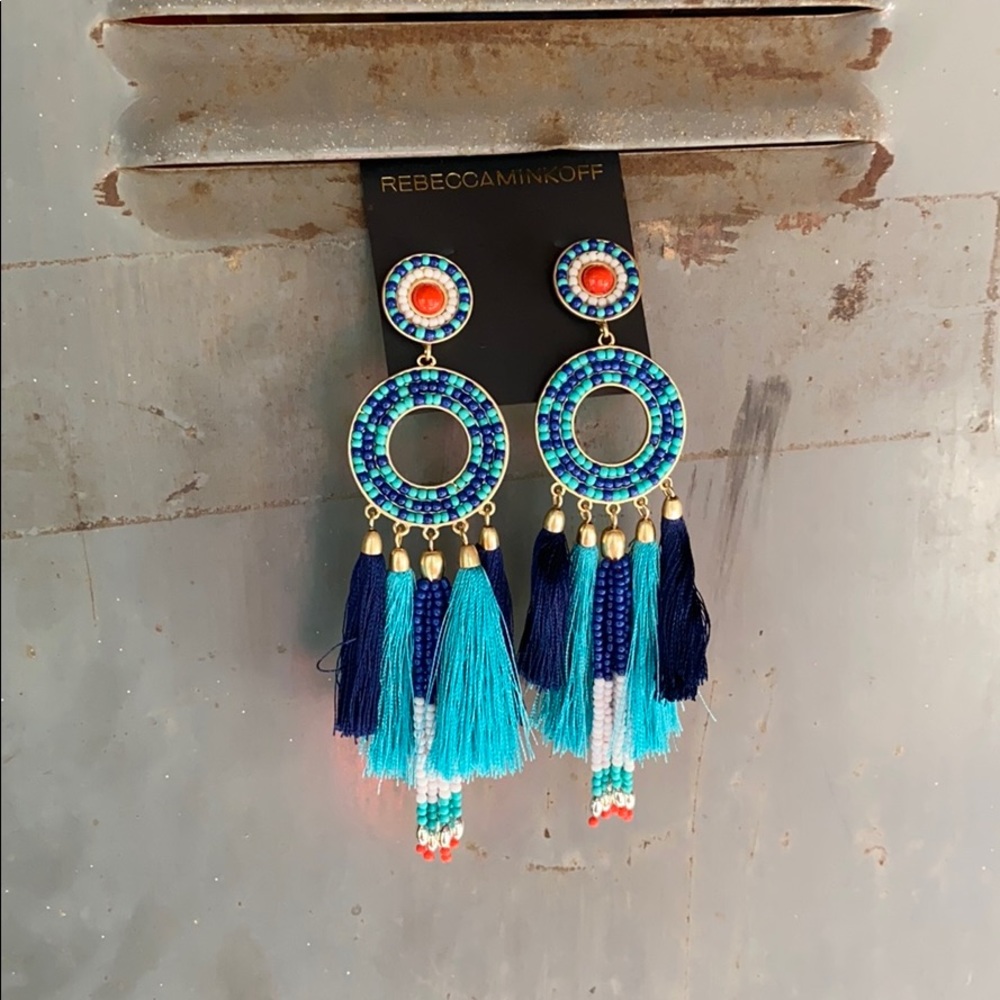 ‘Rebecca Minkoff’ Seed Bead Earrings 🦋 NWT